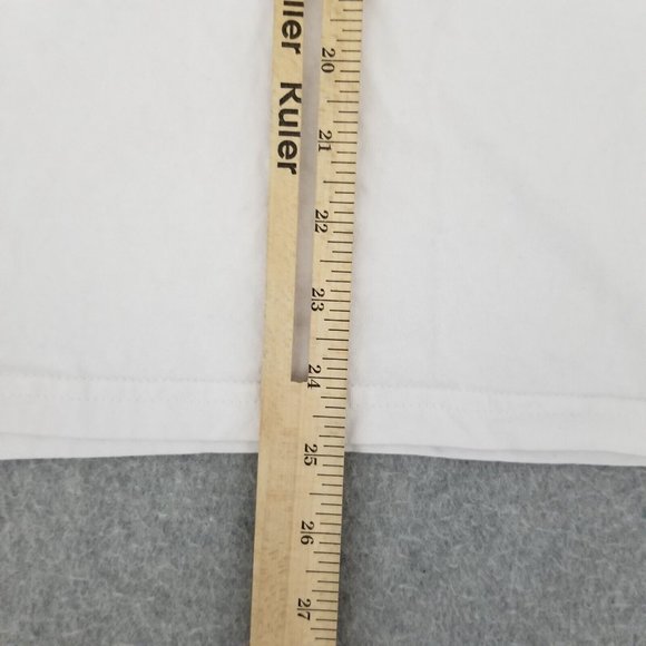 Volcom Shirt Mens Medium White Short Sleeve Crew Neck Casual Camouflage Logo - Picture 8 of 9